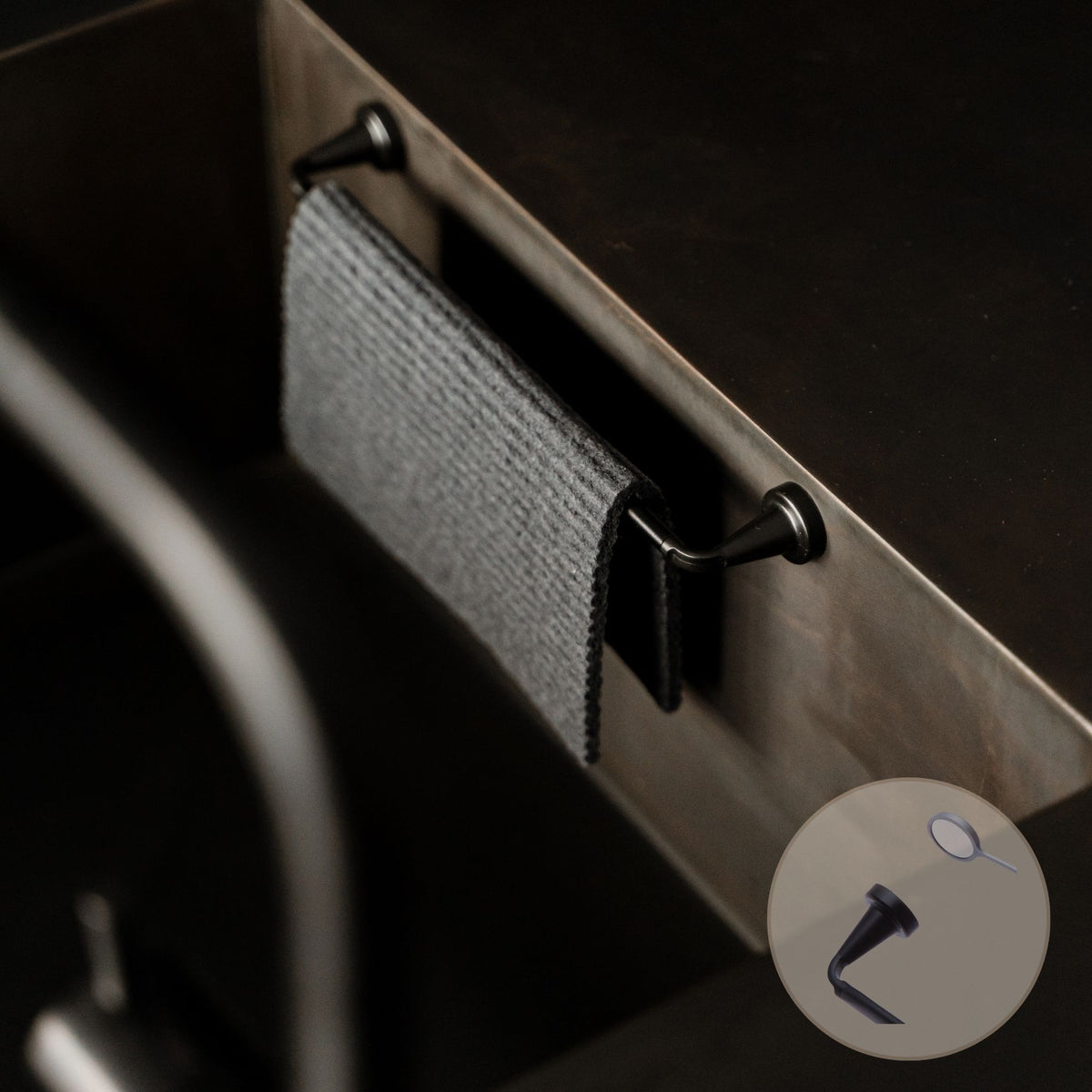 Magnetic Dishcloth Holder | Counter Magnet on the Back